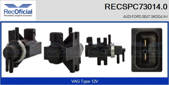 Pressure Converter, exhaust control (RECSPC73014.0)