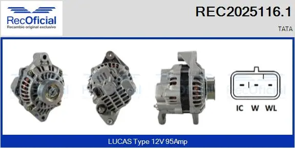 Alternator (REC2025116.1)