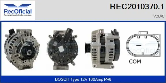 Alternator (REC2010370.1)