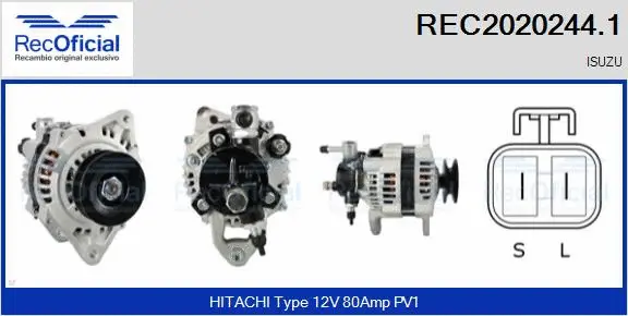 Alternator (REC2020244.1)