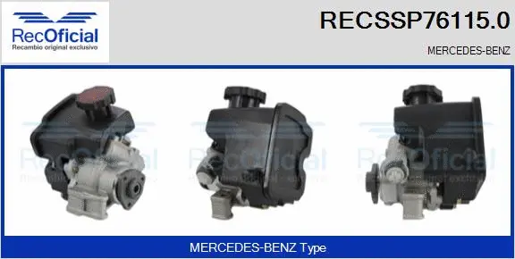 Hydraulic Pump, steering (RECSSP76115.0)