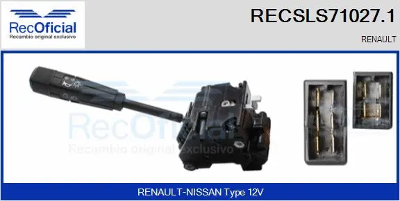 Steering Column Switch (RECSLS71027.1)
