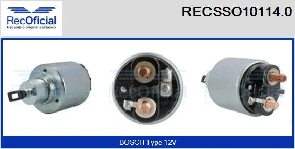Solenoid Switch, starter (RECSSO10114.0)