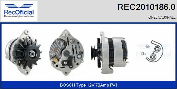 Alternator (REC2010186.0)