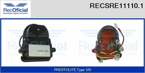 Alternator Regulator (RECSRE11110.1)