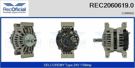 Alternator (REC2060619.0)