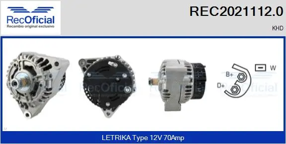 Alternator (REC2021112.0)
