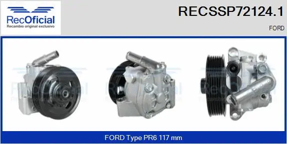 Hydraulic Pump, steering (RECSSP72124.1)
