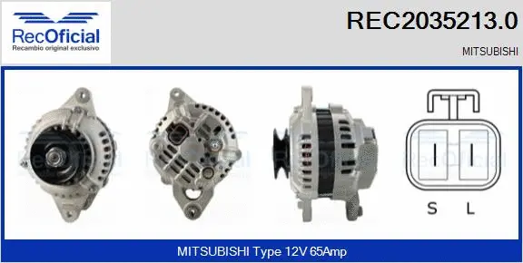 Alternator (REC2035213.0)