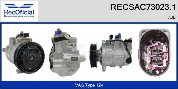 Compressor, air conditioning (RECSAC73023.1)