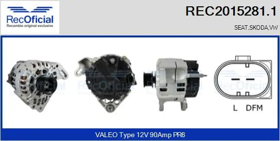 Alternator (REC2015281.1)