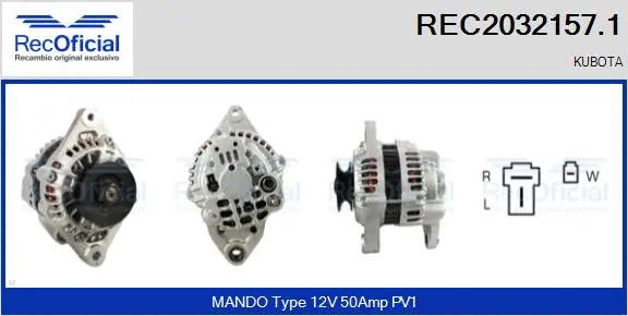 Alternator (REC2032157.1)