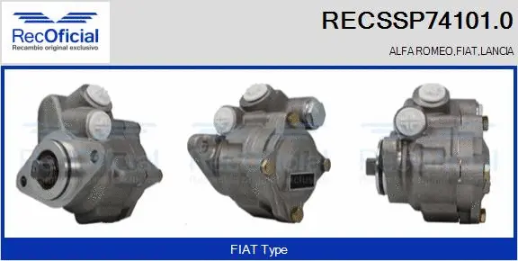Hydraulic Pump, steering (RECSSP74101.0)