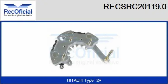 Rectifier, alternator (RECSRC20119.0)