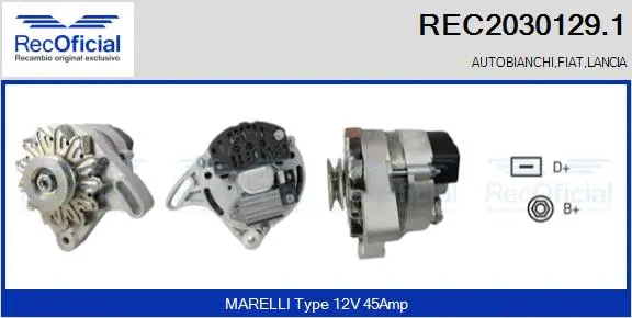 Alternator (REC2030129.1)