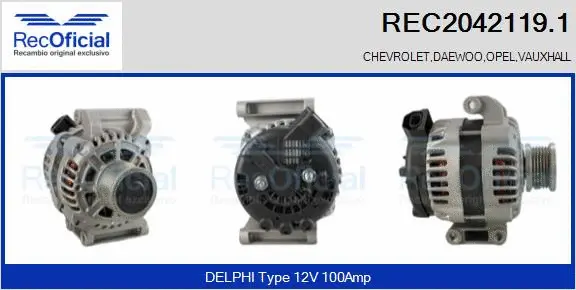 Alternator (REC2042119.1)