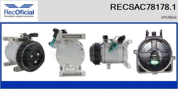 Compressor, air conditioning (RECSAC78178.1)