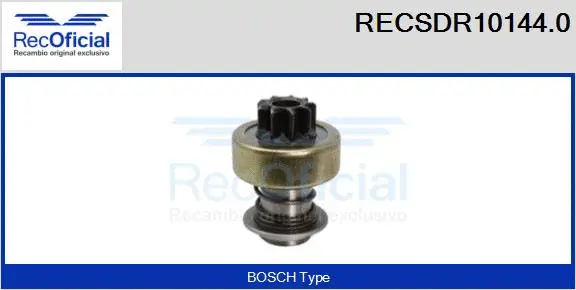 Pinion, starter (RECSDR10144.0)