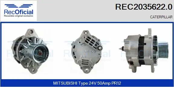 Alternator (REC2035622.0)
