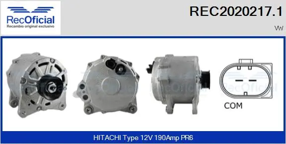 Alternator (REC2020217.1)