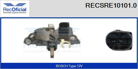 Alternator Regulator (RECSRE10101.0)