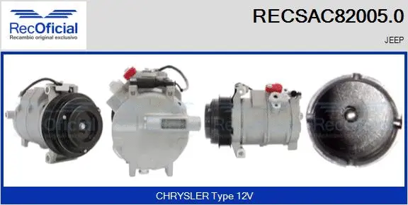 Compressor, air conditioning (RECSAC82005.0)