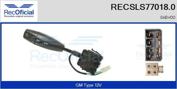 Steering Column Switch (RECSLS77018.0)