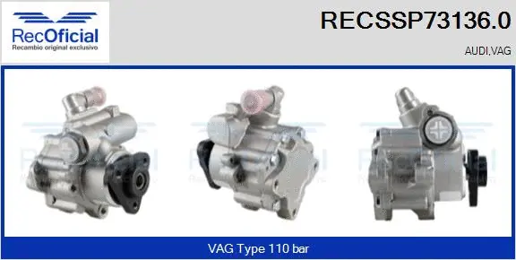 Hydraulic Pump, steering (RECSSP73136.0)