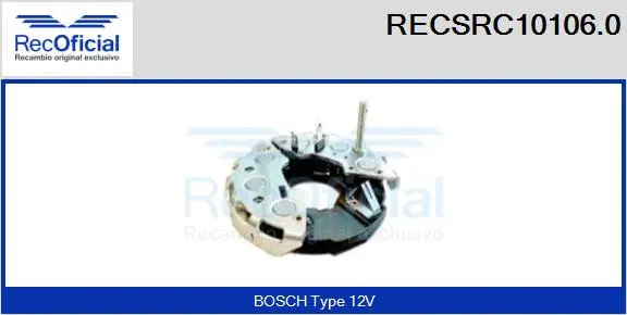 Rectifier, alternator (RECSRC10106.0)