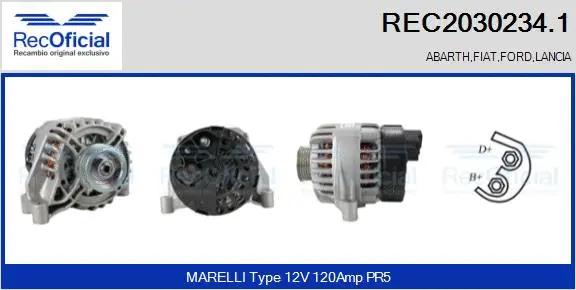 Alternator (REC2030234.1)