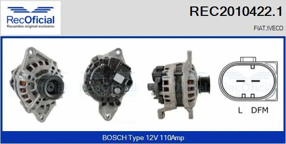Alternator (REC2010422.1)