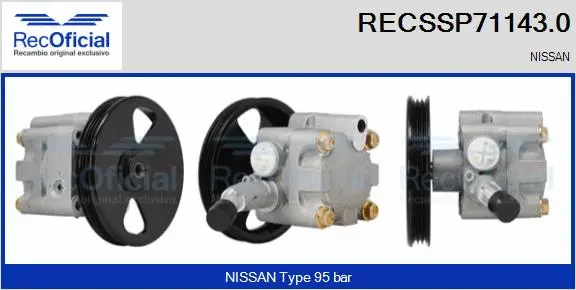 Hydraulic Pump, steering (RECSSP71143.0)