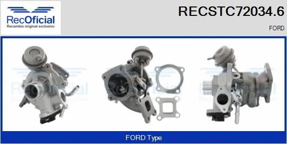 Charger, charging (supercharged/turbocharged) (RECSTC72034.6)