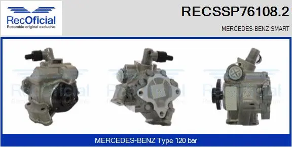 Hydraulic Pump, steering (RECSSP76108.2)