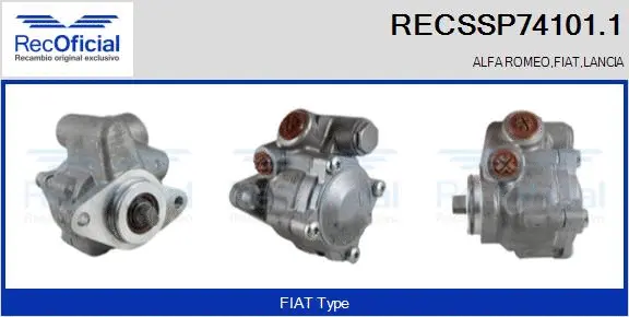 Hydraulic Pump, steering (RECSSP74101.1)