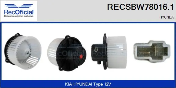 Interior Blower (RECSBW78016.1)