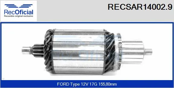 Armature, starter (RECSAR14002.9)