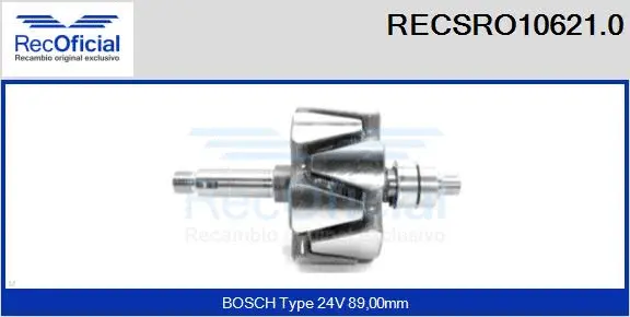 Rotor, alternator (RECSRO10621.0)
