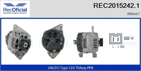 Alternator (REC2015242.1)