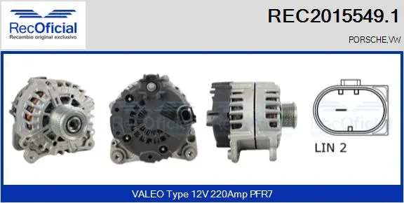 Alternator (REC2015549.1)