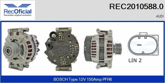 Alternator (REC2010588.0)