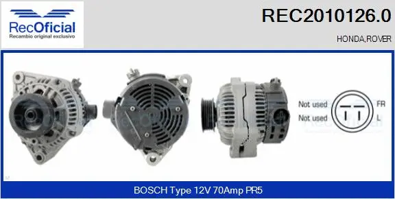 Alternator (REC2010126.0)