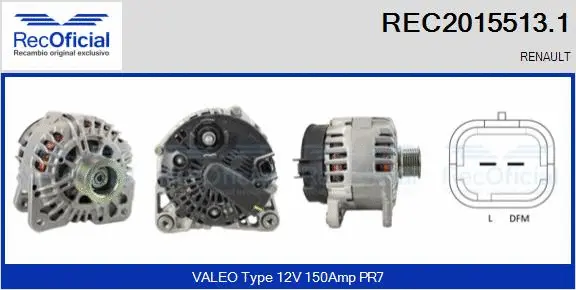 Alternator (REC2015513.1)