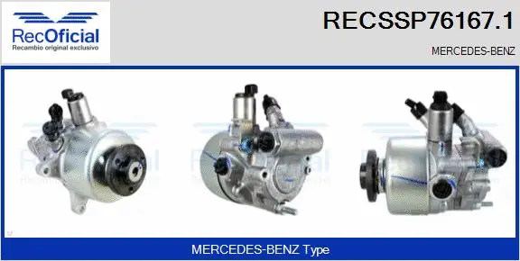 Hydraulic Pump, steering (RECSSP76167.1)