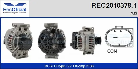 Alternator (REC2010378.1)