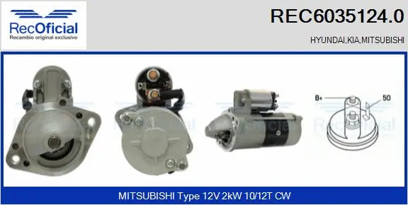 Starter (REC6035124.0)