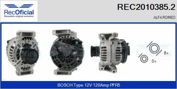 Alternator (REC2010385.2)