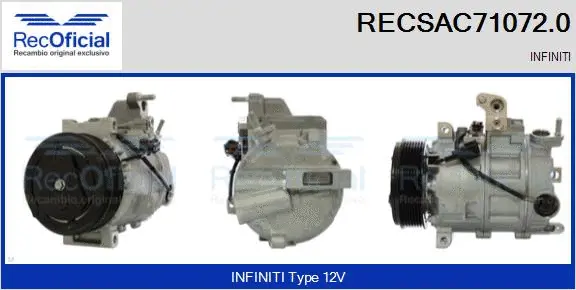 Compressor, air conditioning (RECSAC71072.0)