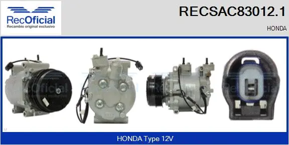 Compressor, air conditioning (RECSAC83012.1)