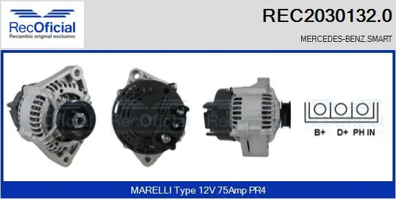 Alternator (REC2030132.0)